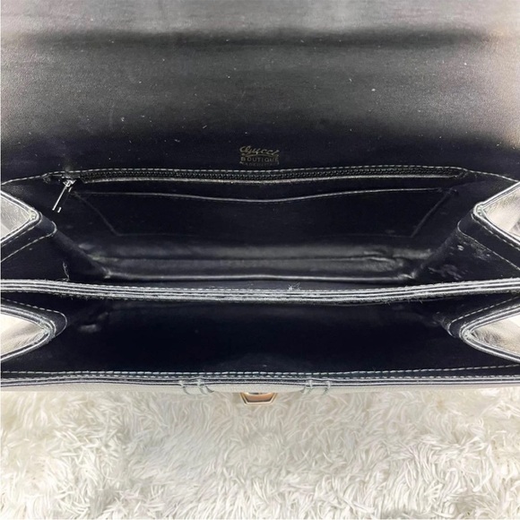Gucci Black Leather Shoulder Bag - Picture 8 of 13
